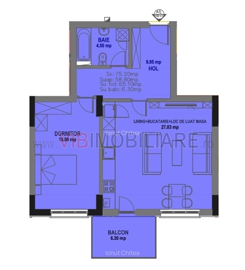 Apartament 2 Camere 65mp 2025 | Finisaje Premium | Metrou Străulești - 6