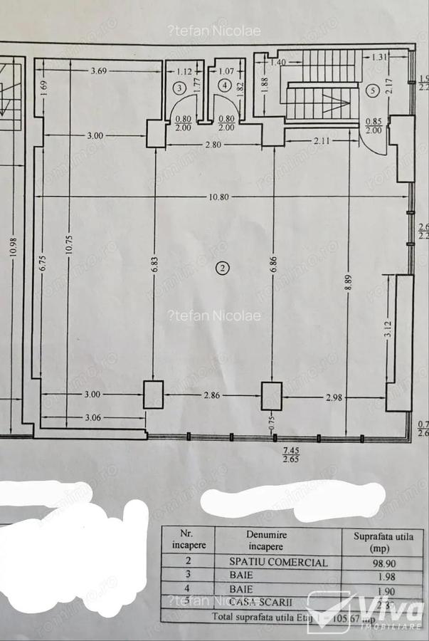 Spa?iu Comercial Cladirea Garibaldi Podu Ro?, Pod Nicolina 100Mp, Vitrina 6ML - 3