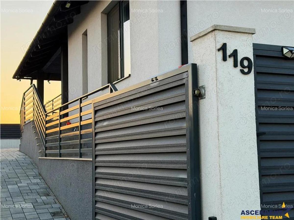 Vila design,Sancraiu de Mures,curte generoasa si flexibila,acces optimizat: FILM 3D! - 5