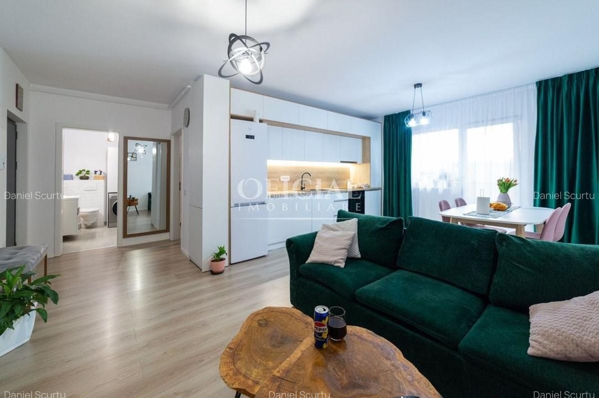 Apartament cu 2 camere semidecomandat, mobilat în Florești - 5