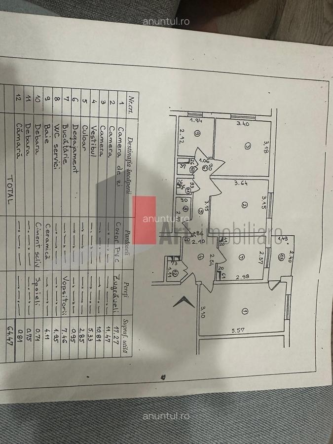 Intre Antiaeriana si Calea Rahovei. 3 camere, parter, complet utilat, gata de mutat - 11 Intre Antiaeriana si Calea Rahovei. 3 camere, parter, complet utilat, gata de mutat - 11