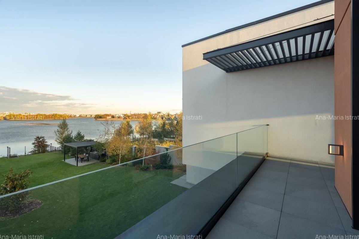 Smart-Home nZEB spectaculoasa Bucuresti Sector1 cu deschidere lac - teren 2000mp - 36