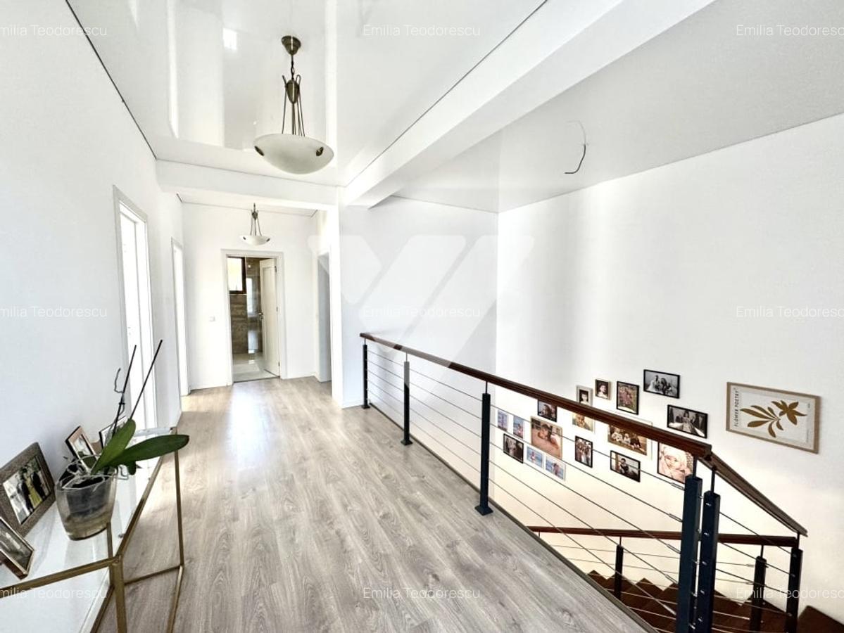 Casa de lux 4 camere terasa pivnita si teren 1007 mp Daia Noua Sibiu - 10