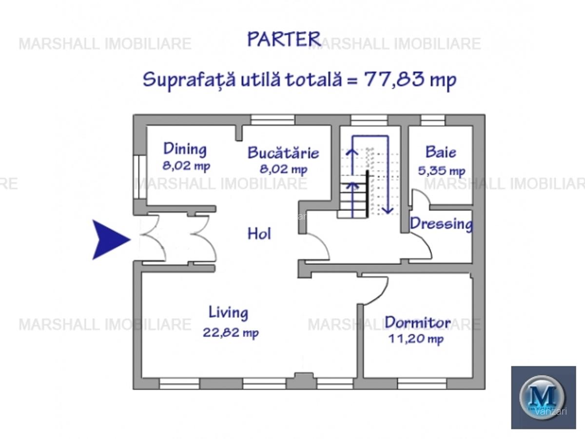 Vila cu 4 camere de vanzare, zona Traian, 160.51 mp #12854 - 16