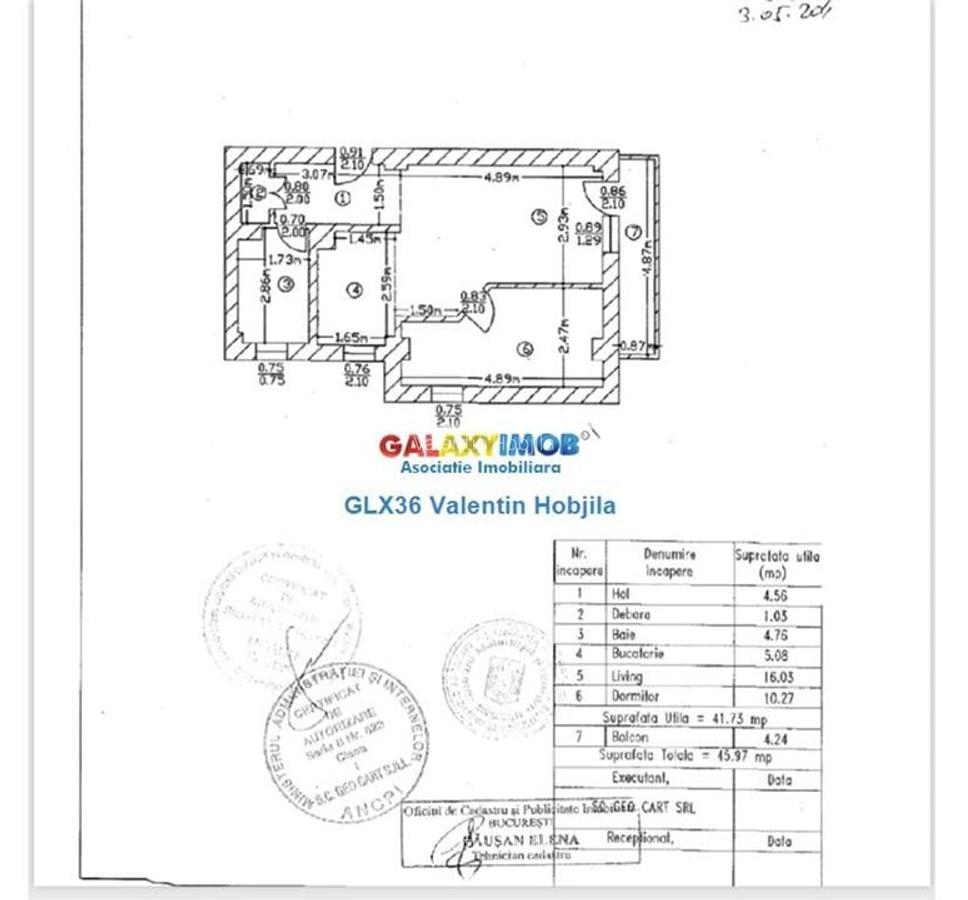 Vanzare apartament 2 camere Greenfield Onix mobilat - 10 Vanzare apartament 2 camere Greenfield Onix mobilat - 10