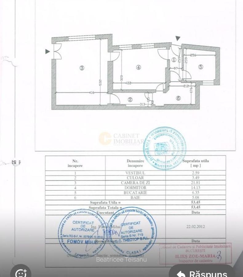 2 camere  | Cismigiu | Centrala proprie | Parter inalt - 19