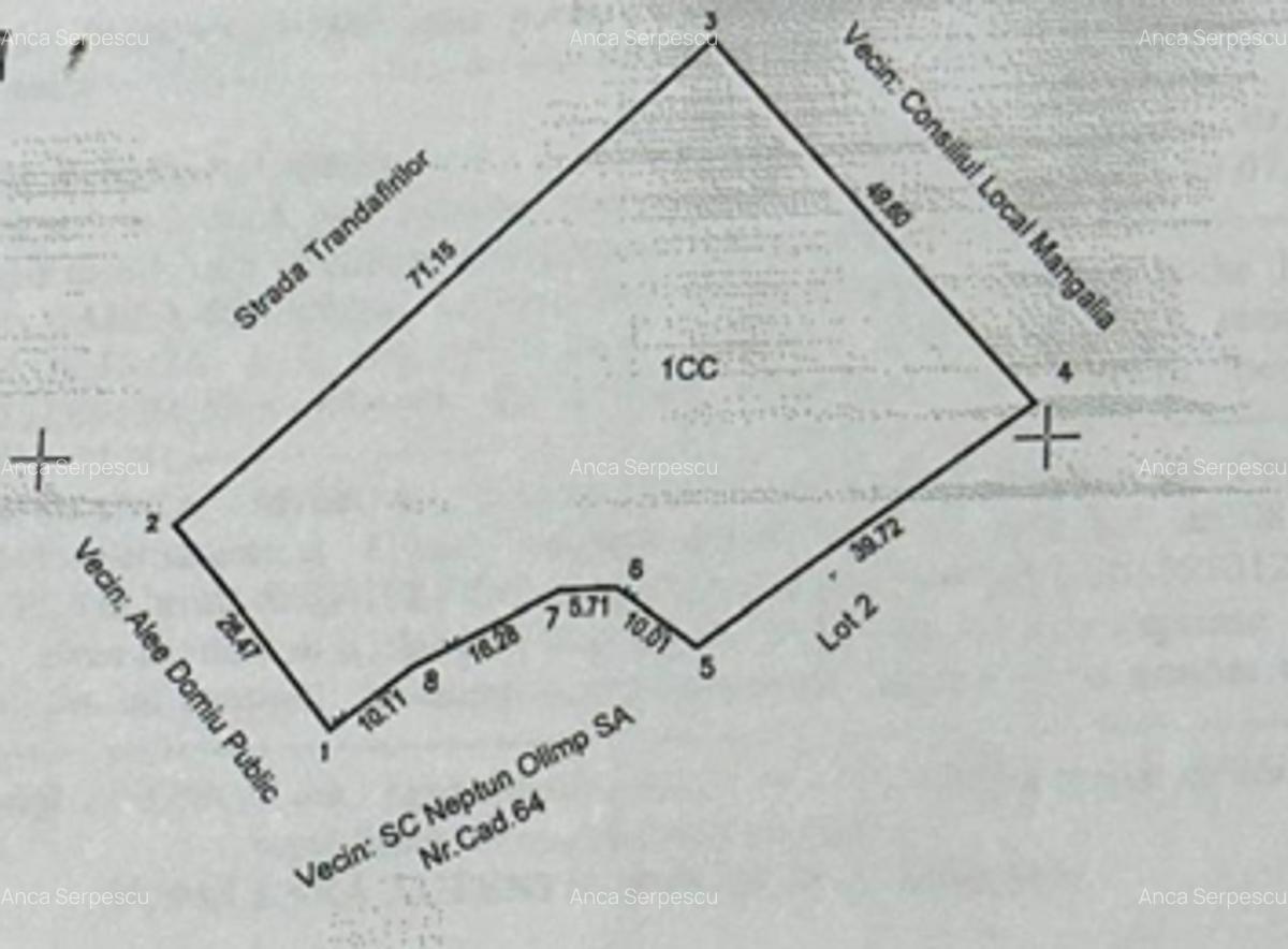 Teren intravilan 2.841 mp, central Neptun, deschidere 71 ml - 3 Teren intravilan 2.841 mp, central Neptun, deschidere 71 ml - 3