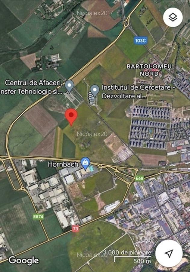 11.700 mp Intravilan Rezidential Bartolomeu-Institutului, zona Avantgarden, BV - 2