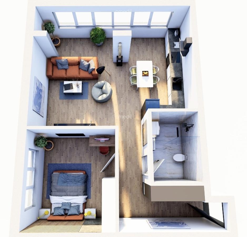 Apartament cu 2 camere decomandat în Central - 5