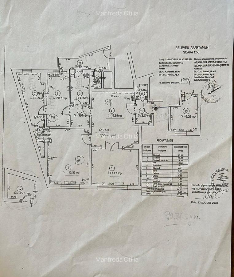 Inchiriere apartament cu 3 camere CA Rosetti - 21