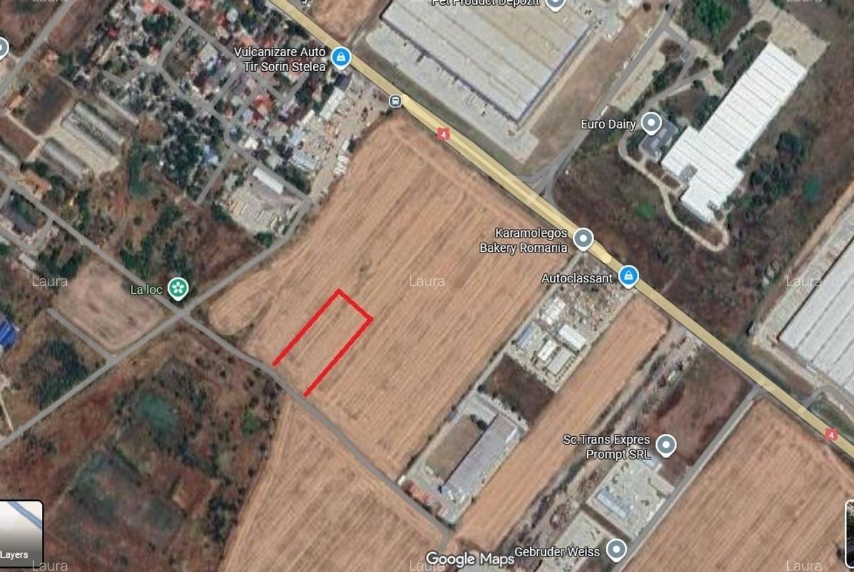 Teren intravilan 5.000 mp – Popești-Leordeni, Șos. de Centură / DN4 - 1