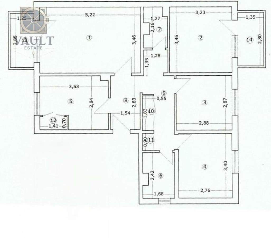 Apartament cu 4 camere decomandat, mobilat în Aviației - 13