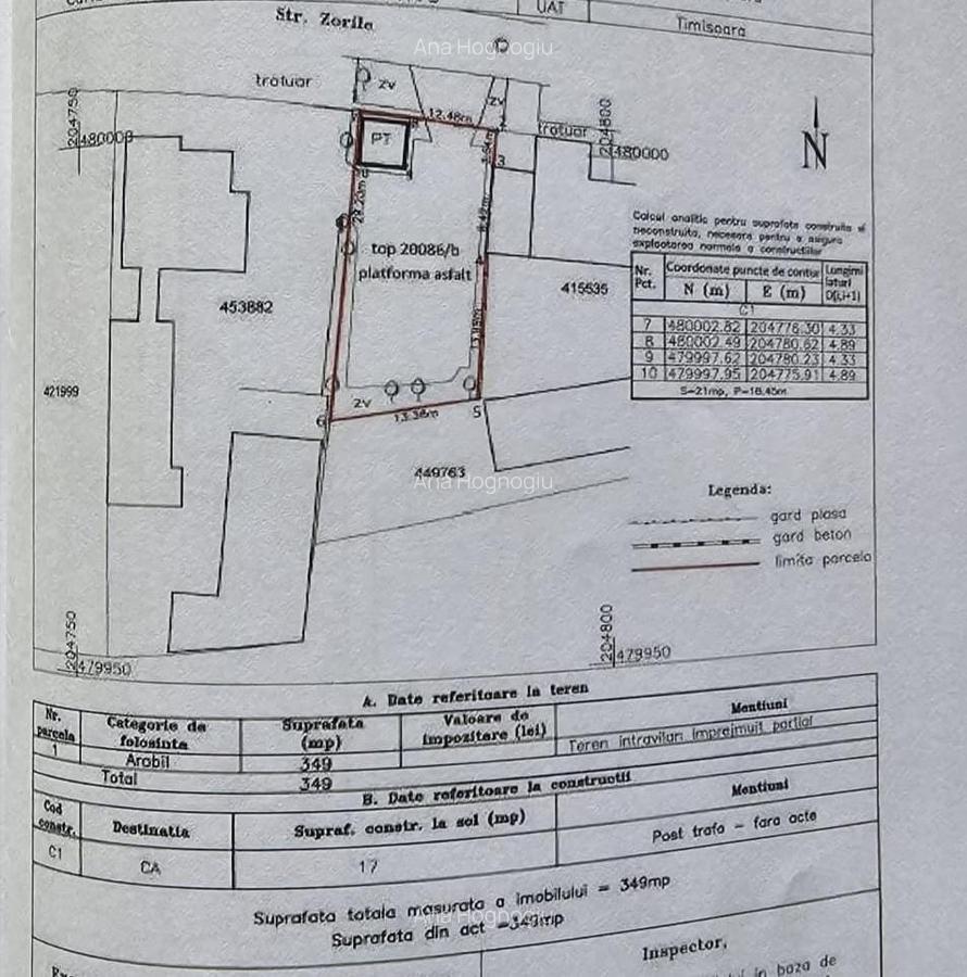 Teren zona Blascovici - 2
