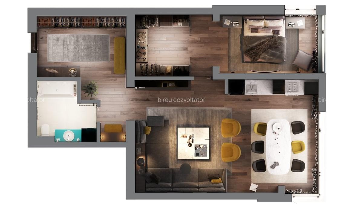 Apartament cu 2 camere în Pipera - 2