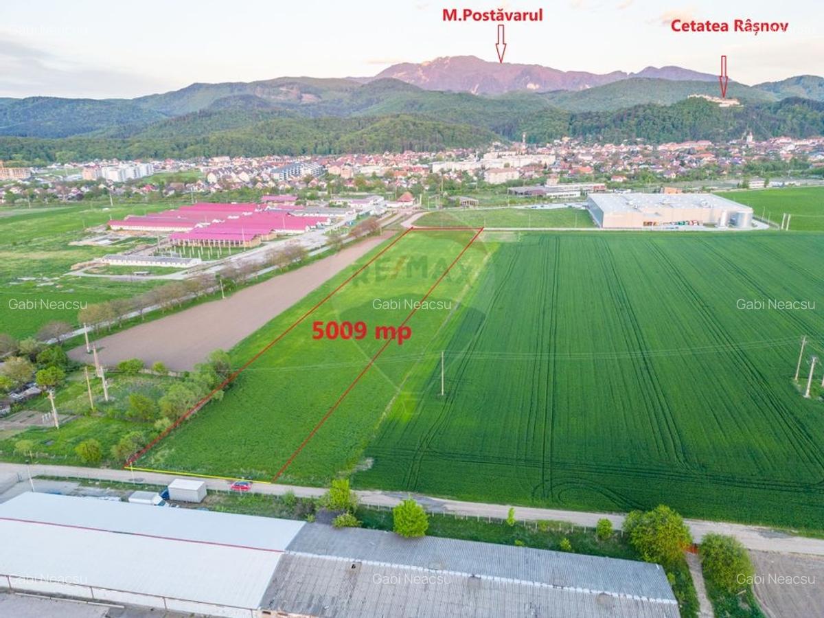 Teren Rasnov/Oportunitatea de investitie/5009 mp /Zona Bombardier - 4