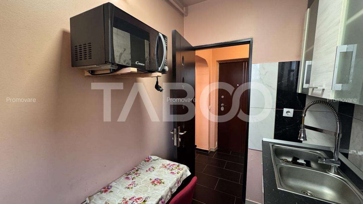 Garsoniera de inchiriat 25mp mobilata utilata parcare balcon Turnisor - 5