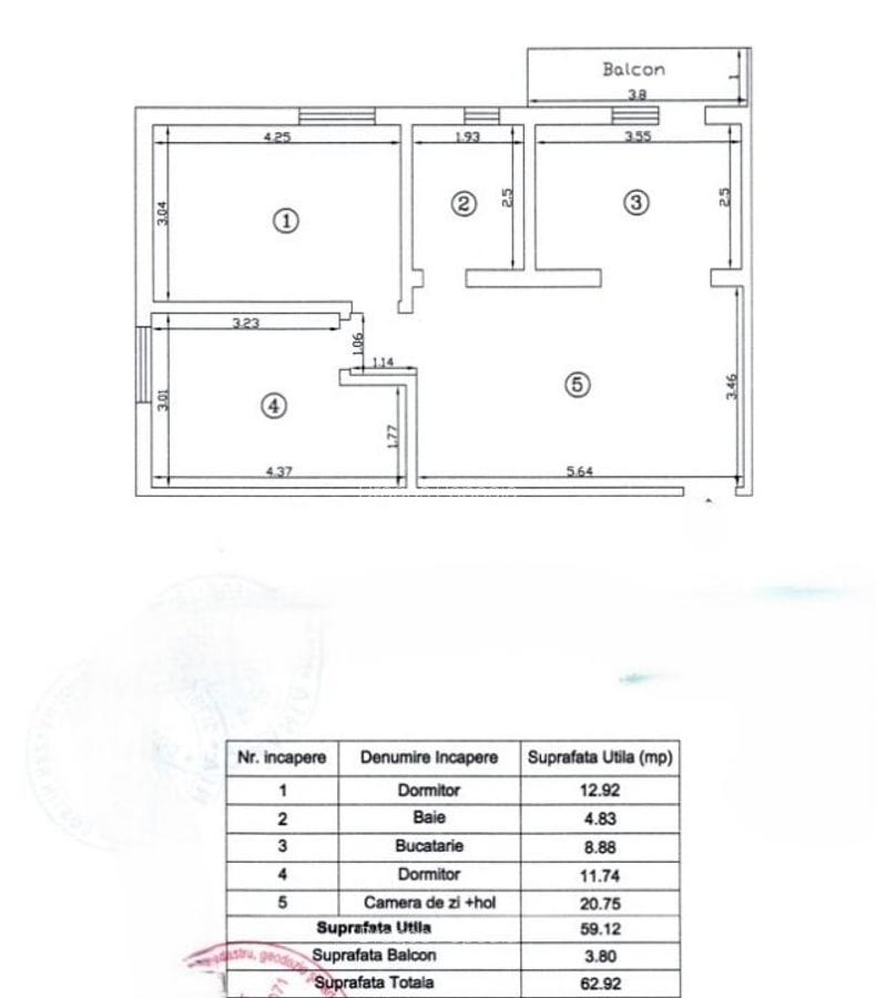 3 CAMERE ET.1 MOBILAT+ UTILAT MALL MOLDOVA - 10