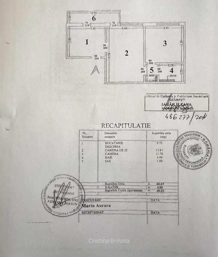 De vanzareapartament 2 camere zona Domenii sect.1 - 9