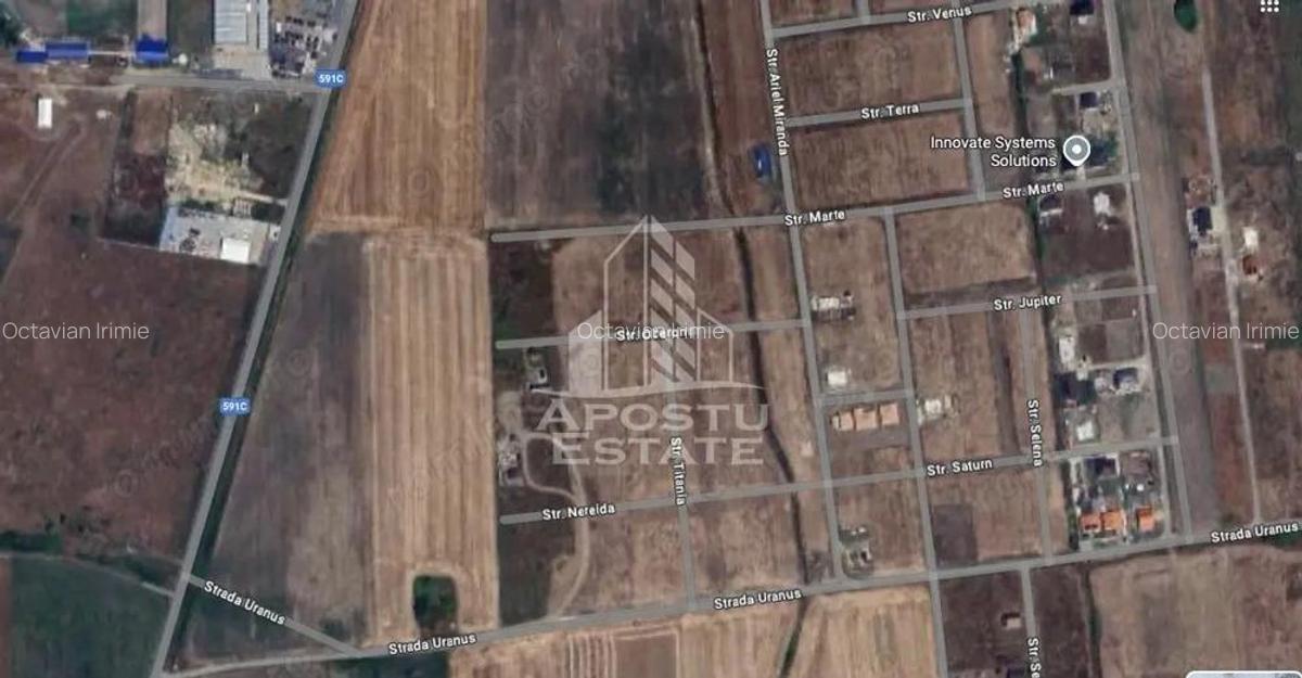 Teren 602 mp, Sacalaz, zona de case noi, zona La Pausa - 1