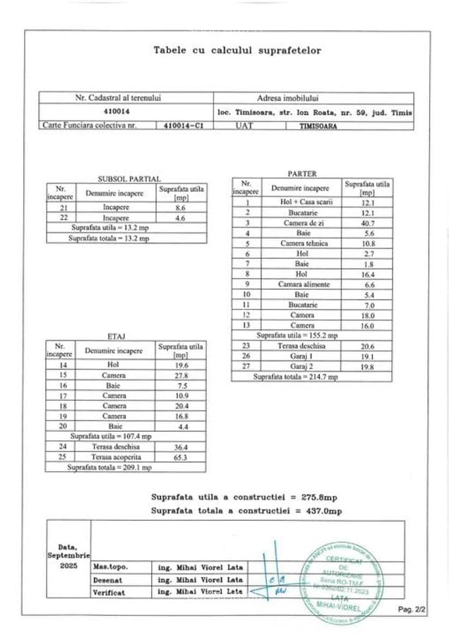 Casă cu etaj de vânzare zona Lipovei - locuință sau spațiu pentru afaceri - 45