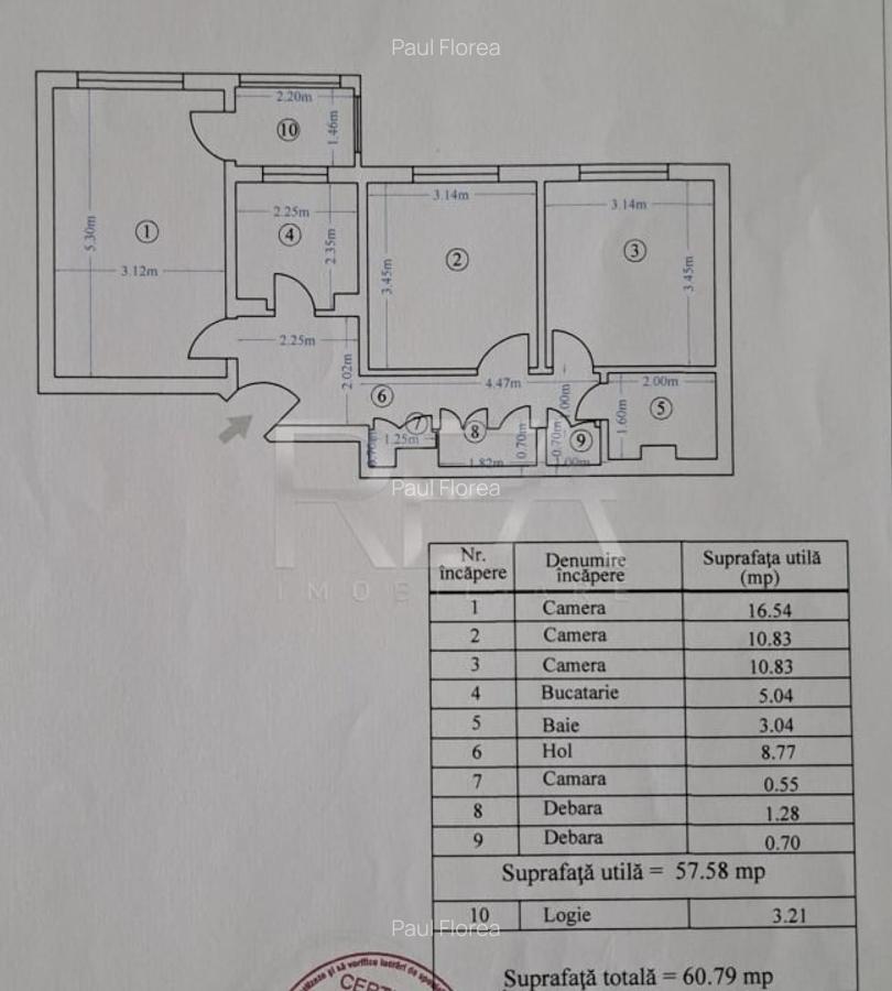 Apartament cu 3 camere in zona metroului Nicolae Grigorescu - 18