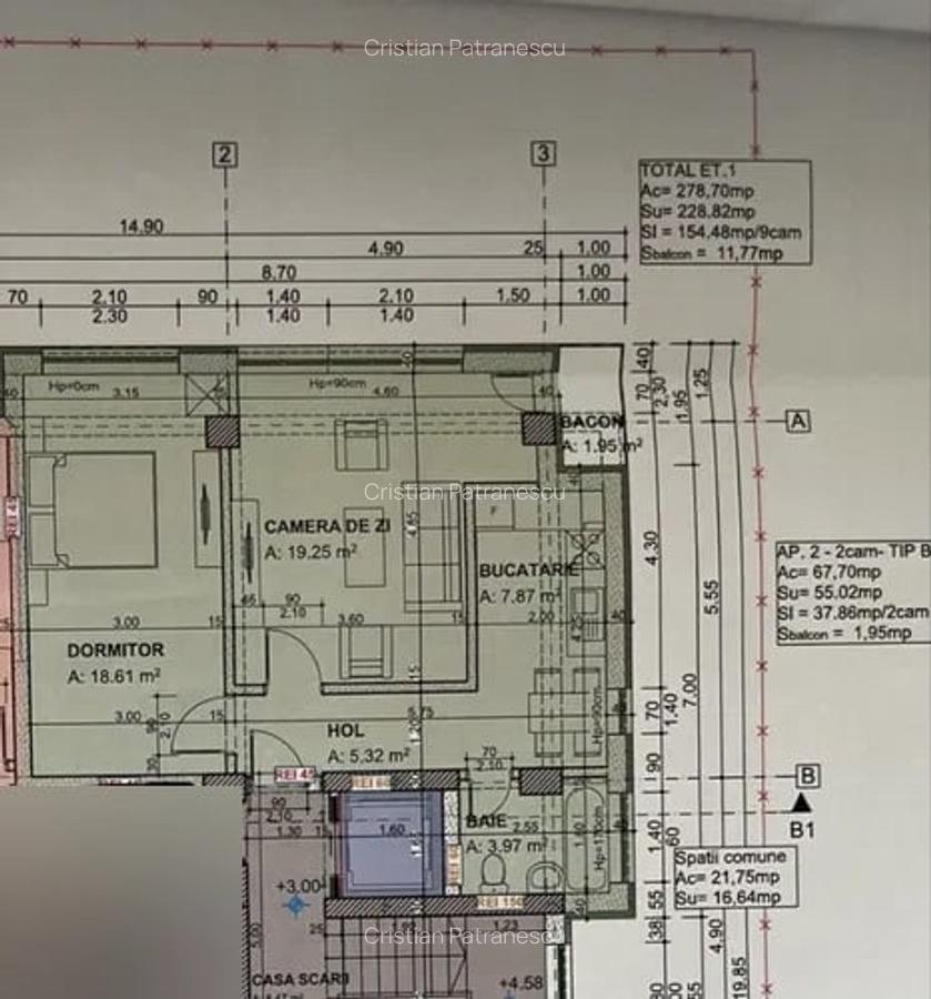 Apartament 2 camere | 55 mp utili | Bloc nou cu lift | Giulesti - 2