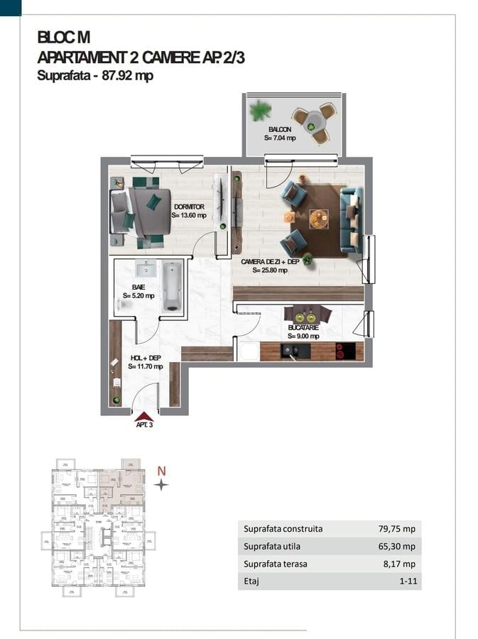 Apartament 2 camere si loc parcare - 6 Apartament 2 camere si loc parcare - 6
