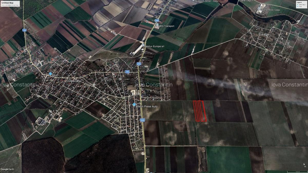 Teren intravilan 50.790 mp, Dascălu – Ilfov | Preț avantajos, 8 €/mp - 3