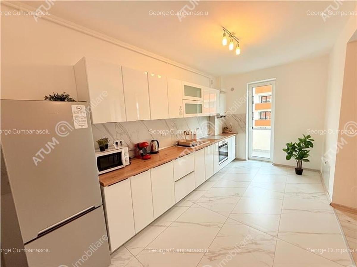 Apartament premium 3 camere balcon loc parcare zona Balanta Sibiu - 4