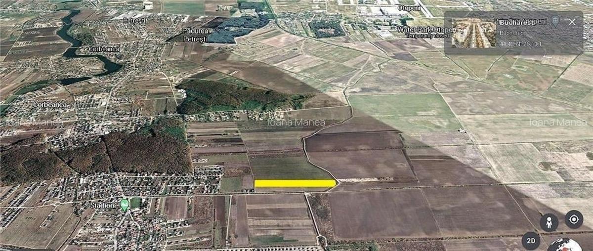 Vanzare teren intravilan curti constructii,  loturi case, Corbeanca , Tamasi, ur - 3