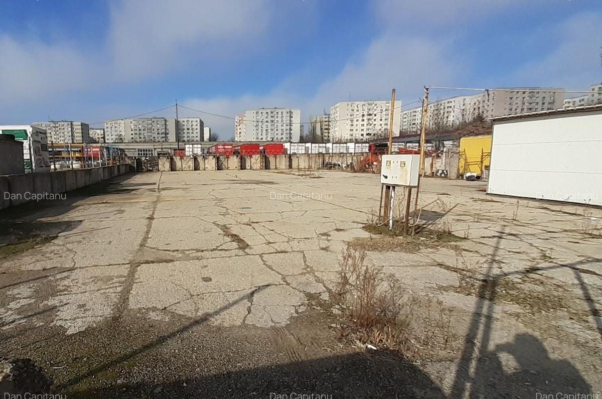 Teren - platforma betonata 850mp, d=18,5m la Fizicienilor - 2