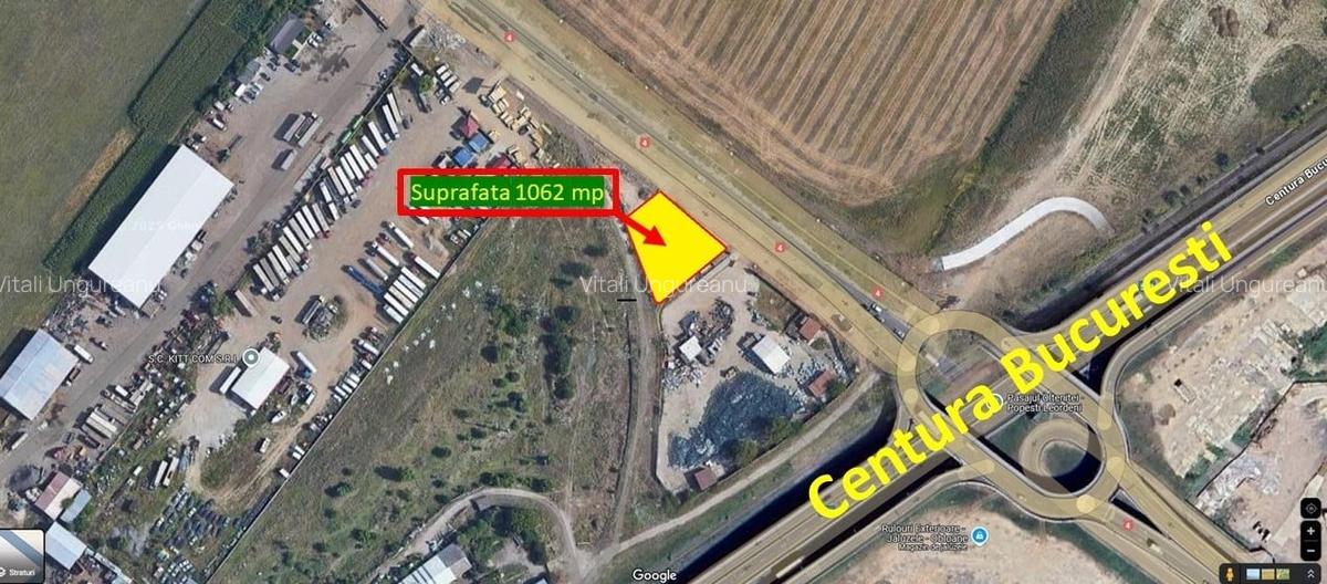Popesti – Leordeni - Centura, teren industrial 1067 mp - 2