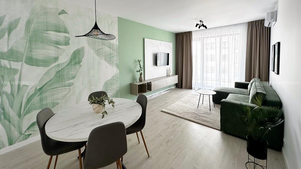 Apartament cu 2 camere decomandat, mobilat în Băneasa - 2