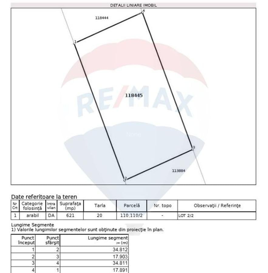 Teren de vanzare ideal pentru casa Domnesti str Ciocarliei - 5