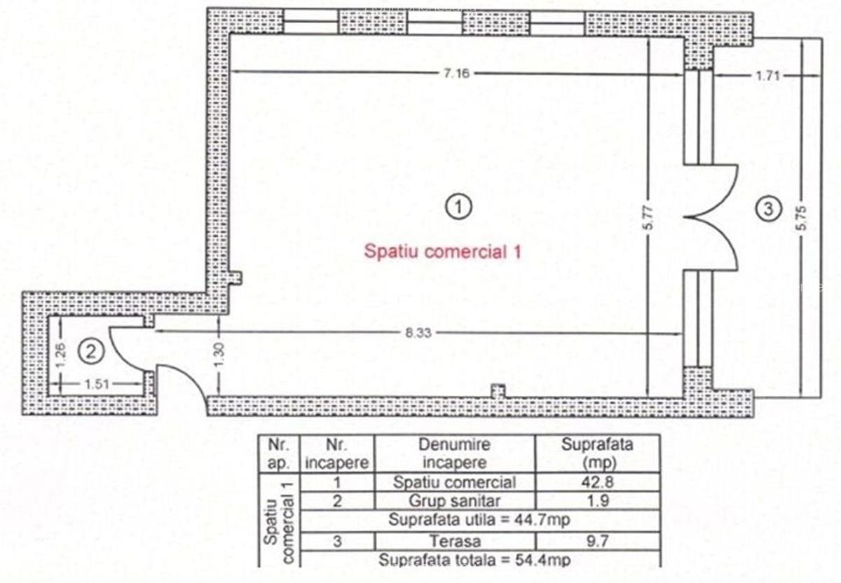 Sp.com.-45mp+terasa descop-10mp+2parcari/20min metrou Berceni - 5