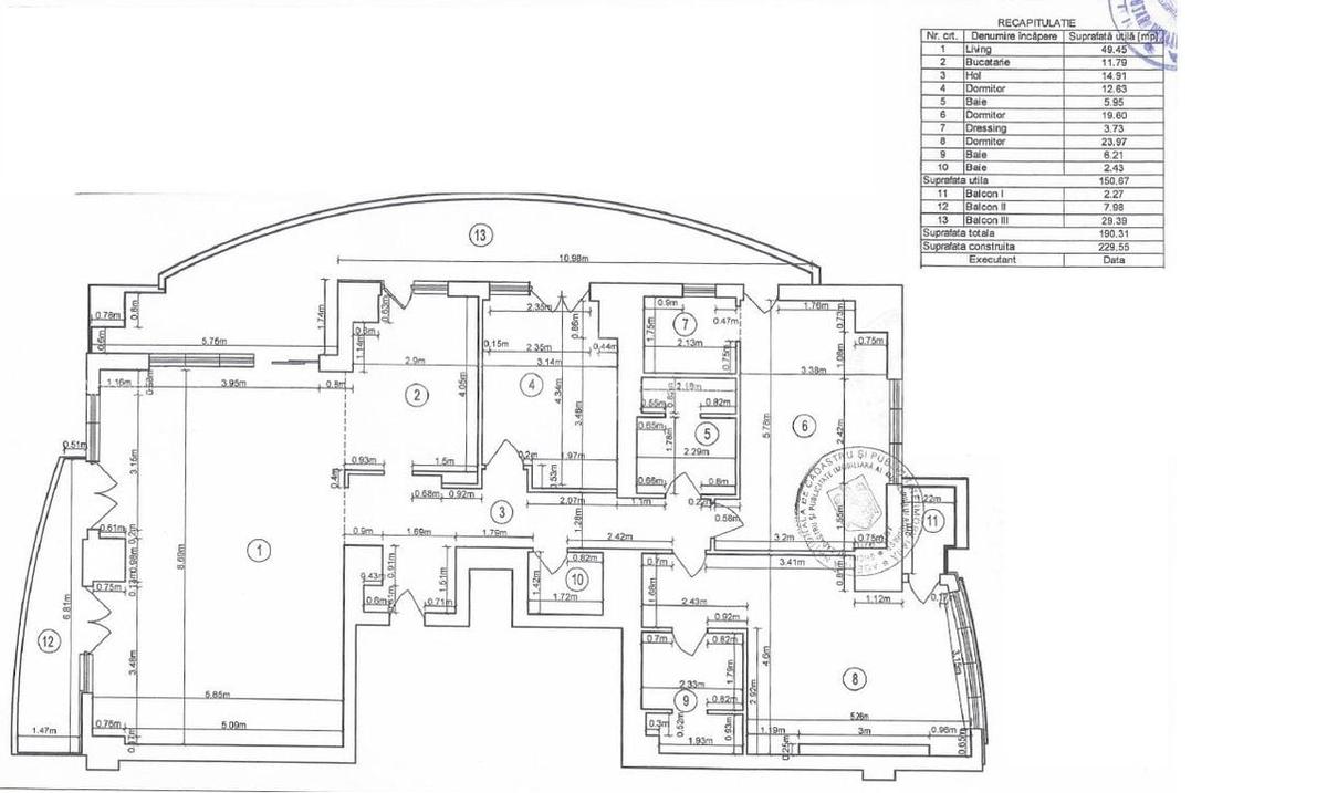 Apartament generos cu 4 camere, 3 bai | 230mpc | 40mp terase - 18