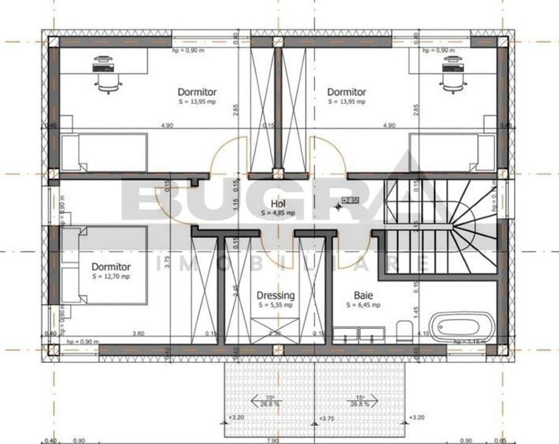Casa individuala | 119 mp utili | 438 mp teren | Dezmir - 7