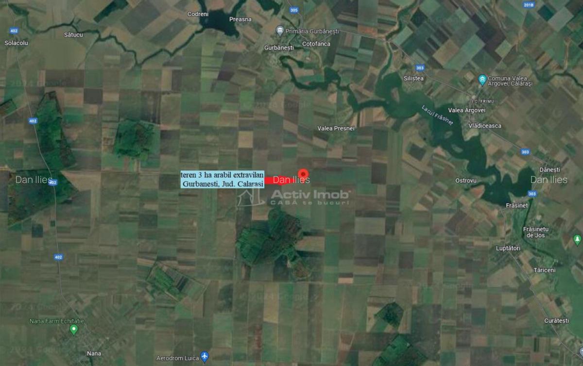 Arabil lucrat, canal irigatii, comuna Gurbanesti catre Nana - 3