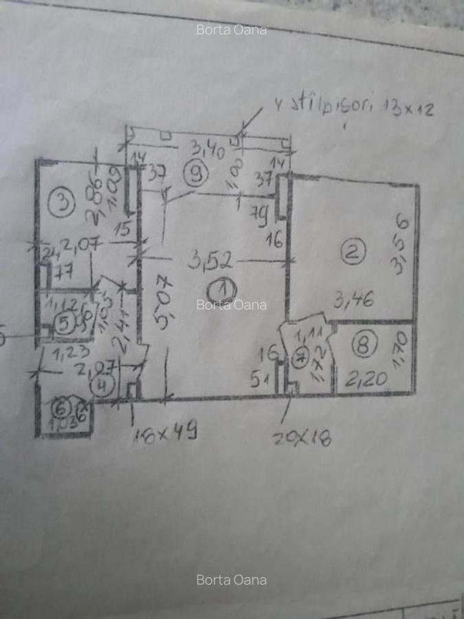 2 camere — 50 mp utili — Cantemir — excelent pentru investiție / renovare - 5
