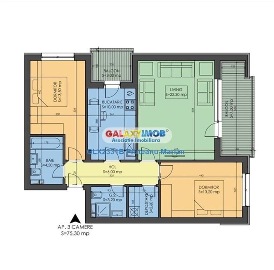 Vanzare apartamente Premium cu 3 cam situat langa cartier Primavara - 4