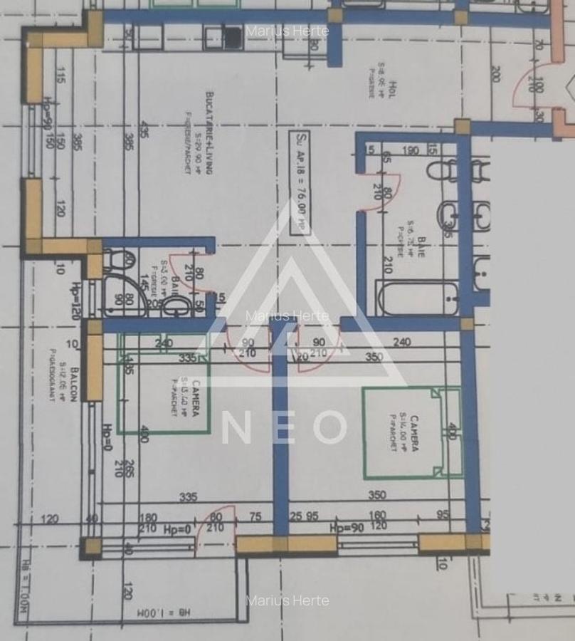 Apartament de vanzare cu 3 camere Baciu - 12