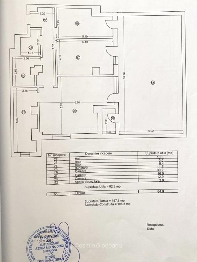 Apartament decomandat cu terasa generoasa, Faleza Nord -orientare spre rasarit - 10