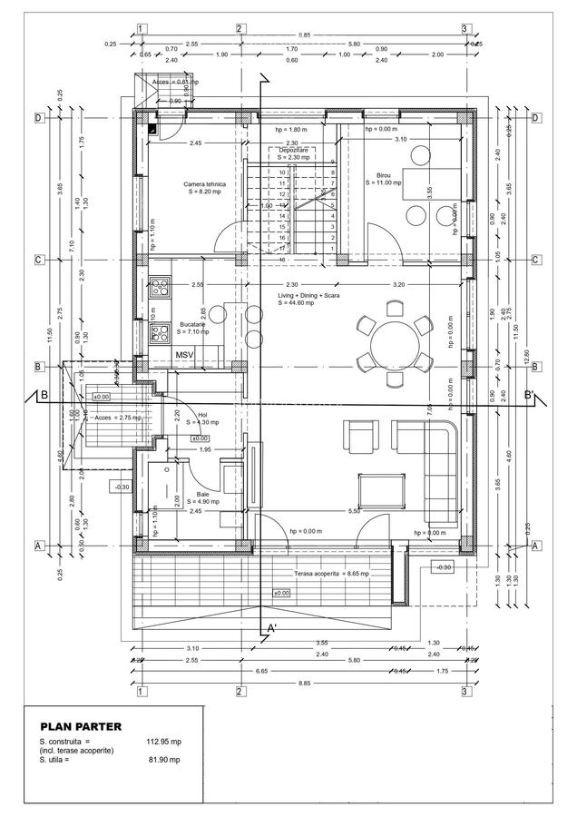 VILA REPREZENTATIVA 2025  P+1+M  283 MP MOGOSOAIA STRADA  ARMENEASCA COMISION 0% - 2