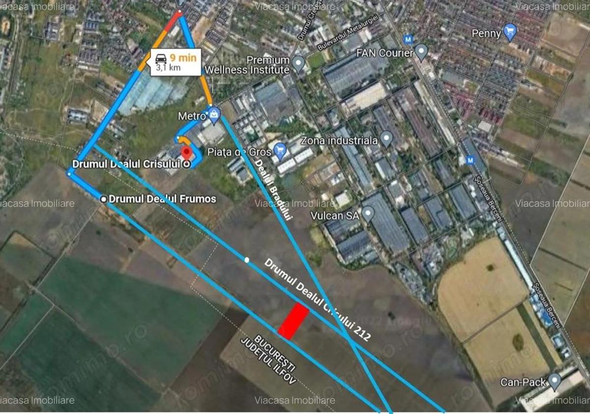 Teren Intravilan Construibil 10000 mp Metro Berceni Bucure?ti - 1