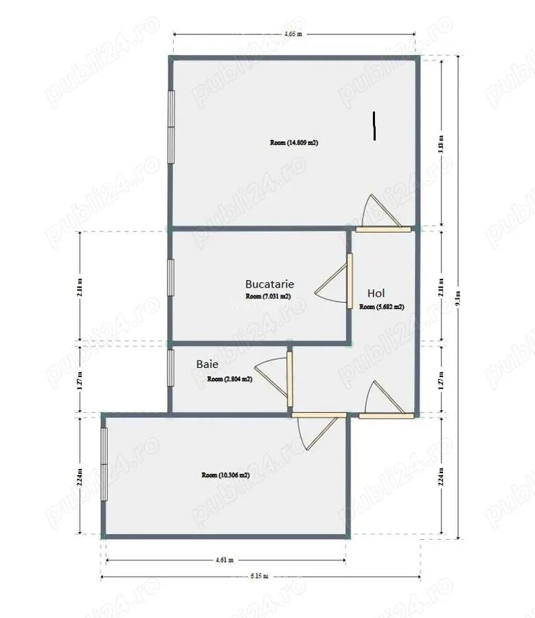 Apartament 2 camere decomandat - 5