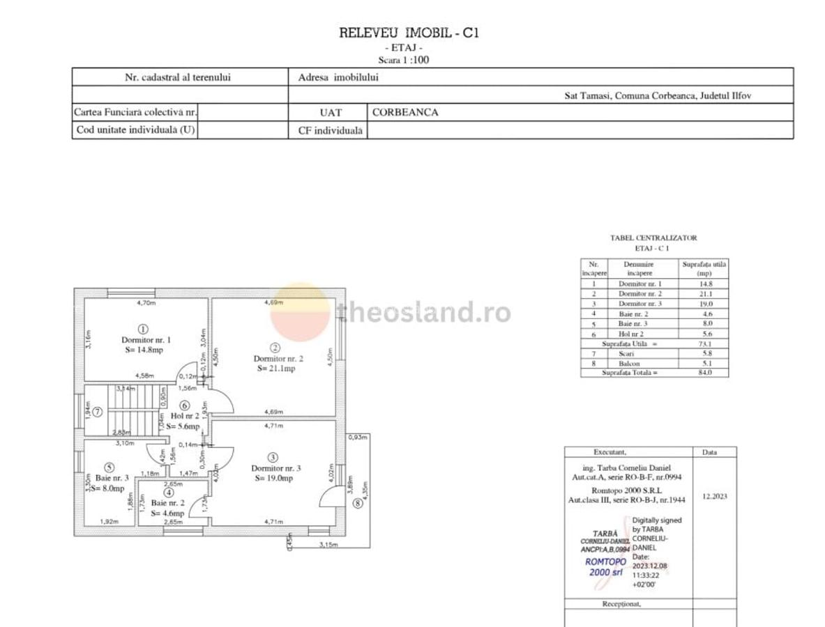 Vila Tamasi Corbeanca P+1E cu 4 CAMERE Lot 493 MP - 23