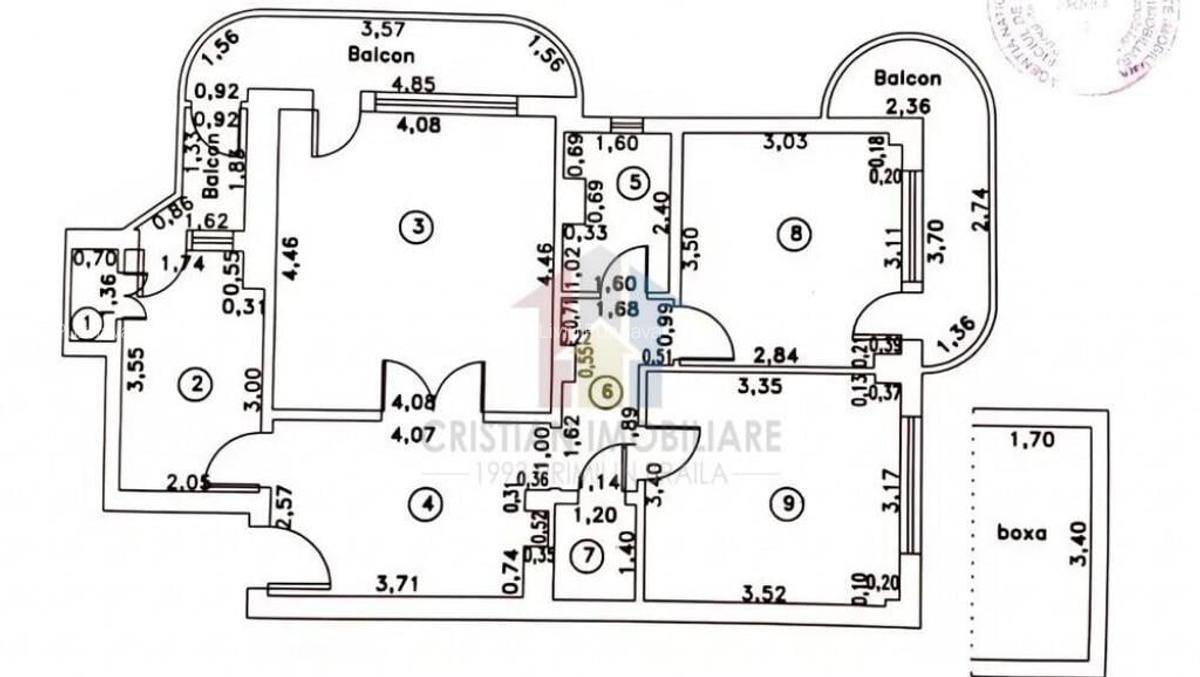 ULTRACENTRAL! Ap 3 camere, Calarasi, 88 mp, etaj 2, 3 balcoa - 11