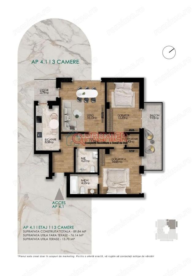 Apartament 3 Camere - Gama Residence - Direct Dezvoltator - 2