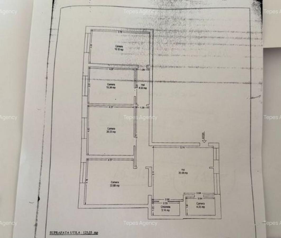 Apartament 4 camere, 125mp utili, decomandat, et.3, Timisoara, zona Posta Mare – Continental - 2