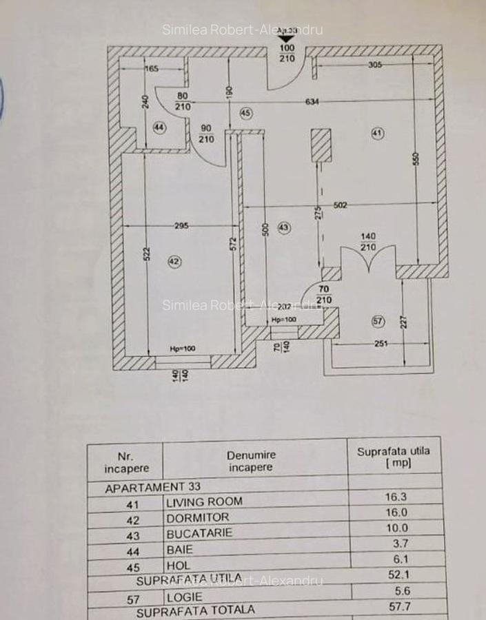 Apartament cu 2 camere decomandat în Sisești - 7